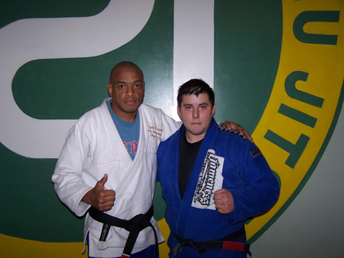 Smith with his Instructor Roberto Traven